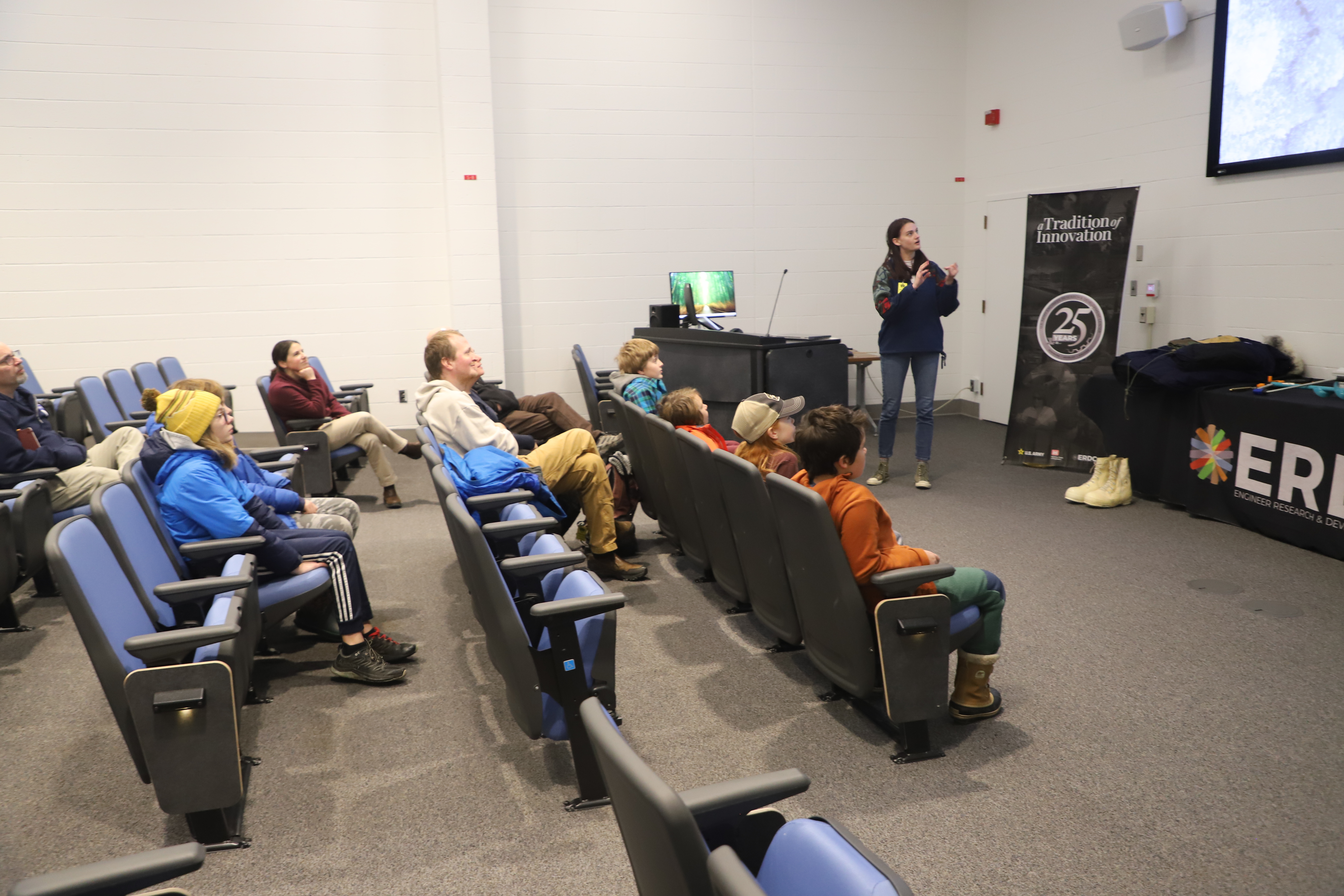 For our innovation project we went to CRREL and they showed ussome ways of meausering sea ice in a detailed presentation